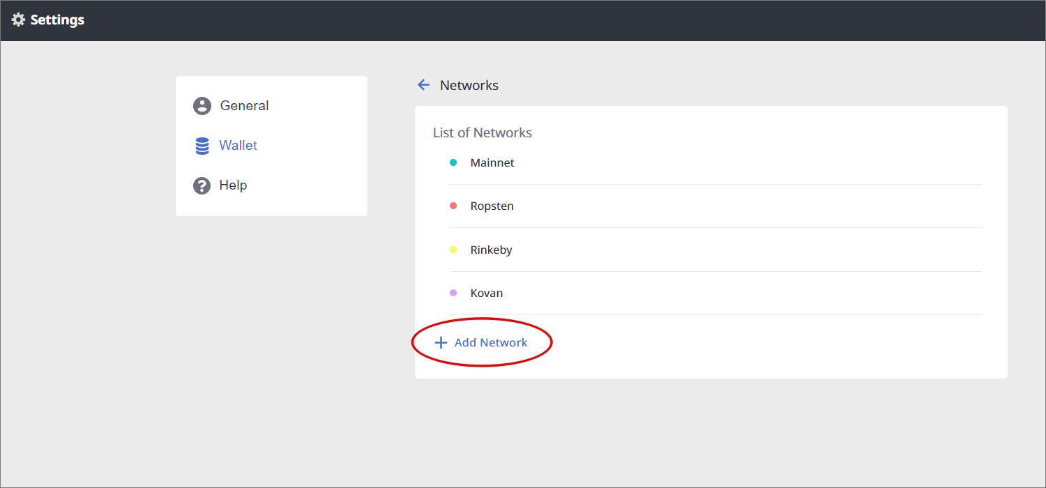 Lunascape Wallet Add Network2