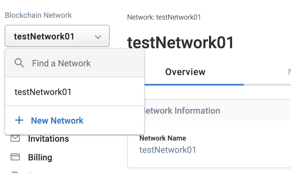 Create additional networks | G.U. Blockchain Cloud Docs