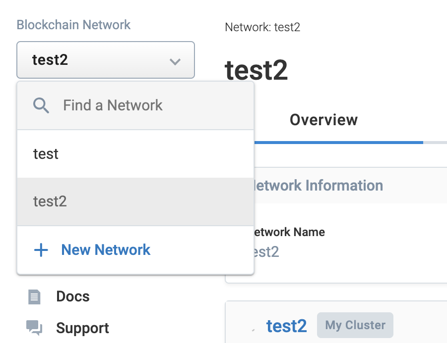 Switching networks | G.U. Blockchain Cloud Docs